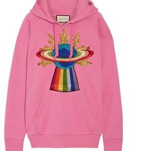 gucci ufo hoodie pink|Gucci sweatshirt.